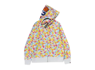 A BATHING APE Bape Store Sanya Separate Shark Full Zip Hoodie "Multi"