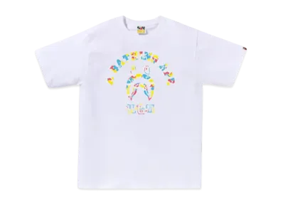 A BATHING APE Bape Store Sanya Shark College Tee "White"