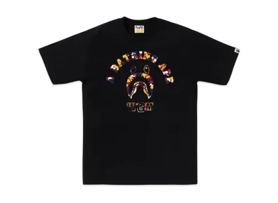 A BATHING APE Bape Store Kuala Lumpur Shark College Tee "Black"