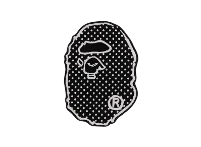 A BATHING APE x JOSHUA VIDES Head Rug "Black"