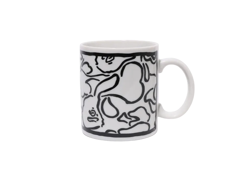 A BATHING APE x JOSHUA VIDES Mug "White"