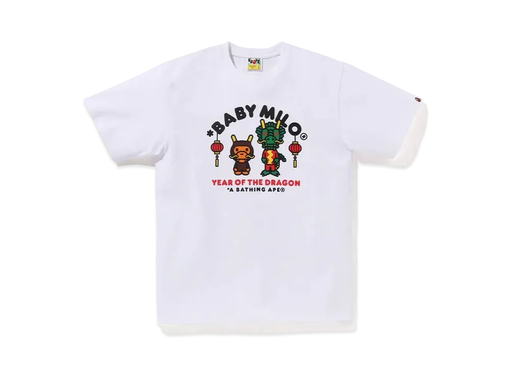 A BATHING APE Baby Milo Tee "White"