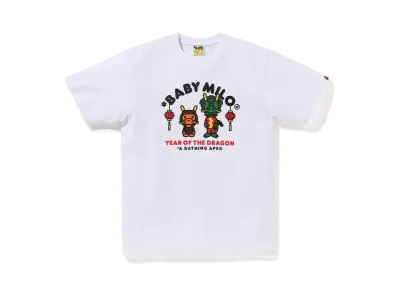 A BATHING APE Baby Milo Tee "White"