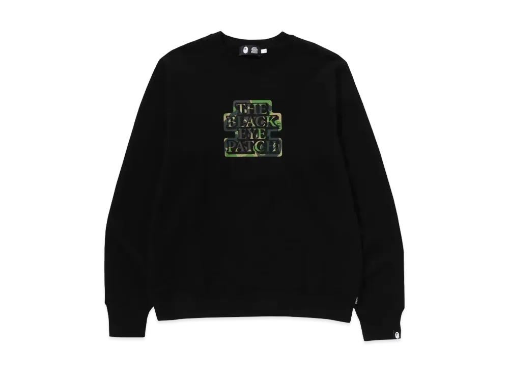 A BATHING APE x Black Eye Patch Crewneck Sweat "Black"