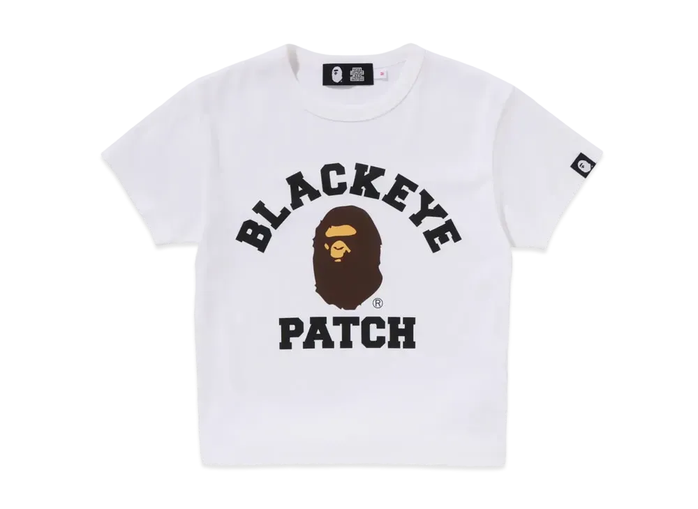 A BATHING APE x Black Eye Patch [Ladies'] College Mini Tee