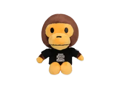 A BATHING APE x Black Eye Patch Baby Milo® Plush Doll "Brown"