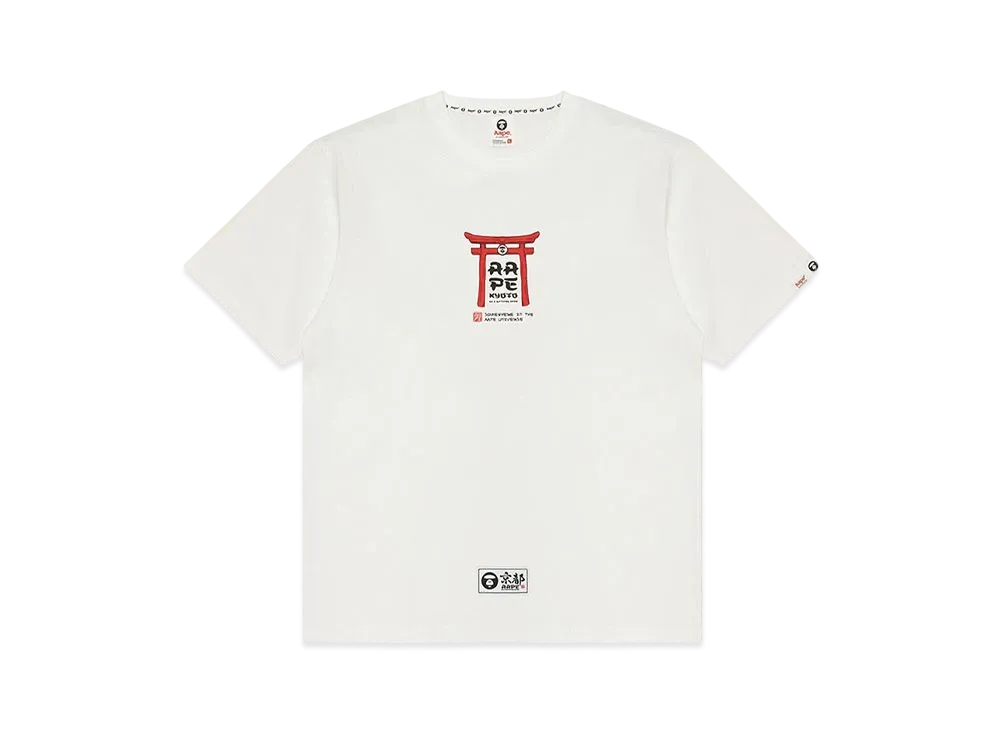 AAPE Store Kyoto Tee "White"