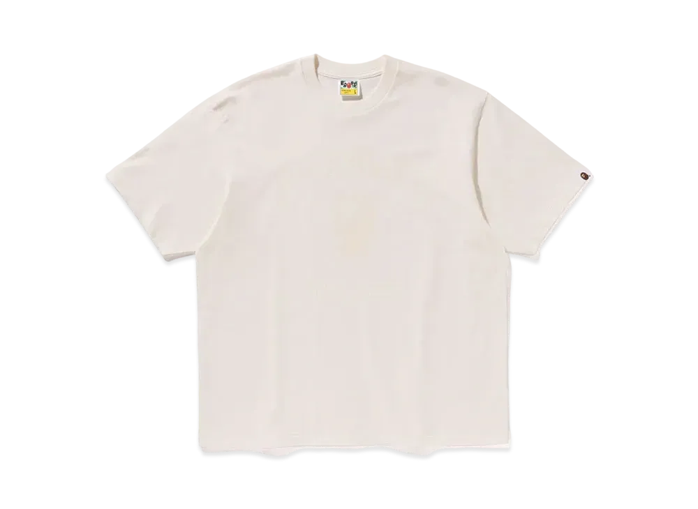 A BATHING APE Bathing Ape Relaxed Fit Tee "Ivory"