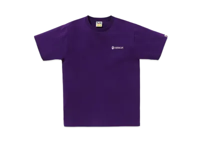 A BATHING APE Small Logo Tee "Purple"