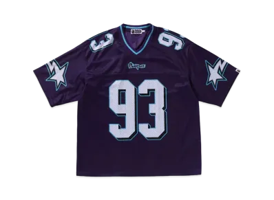 A BATHING APE Football Relaxed Fit Tee "Purple"