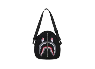 A BATHING APE Shark Shoulder Bag "Black"