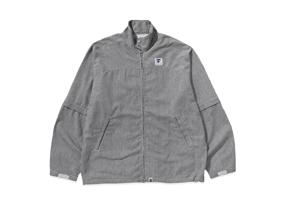 A BATHING APE x COMME des GARÇONS Hickory Rain Jacket "Navy"