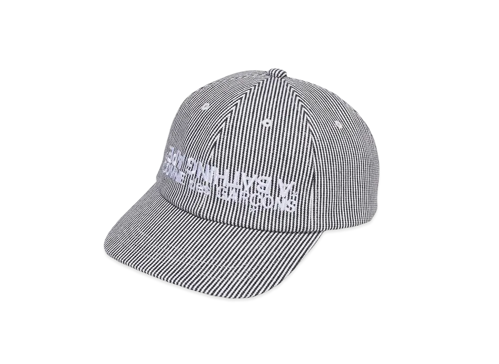 A BATHING APE x COMME des GARÇONS Hickory Panel Cap "Navy"