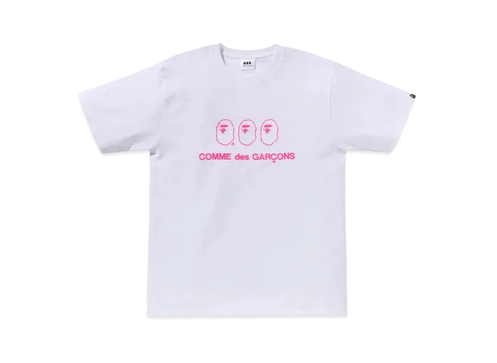 A BATHING APE x CDG Osaka Tee #1 "White"