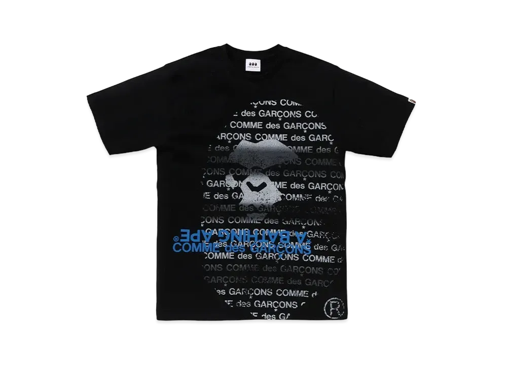 A BATHING APE x CDG Osaka Tee #2 "Black"