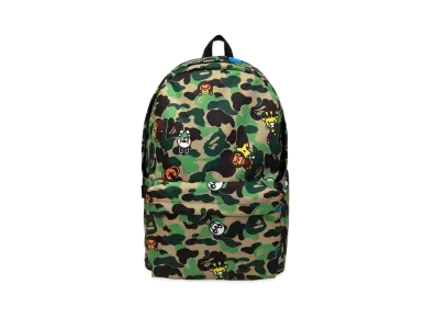 A BATHING APE Baby Milo Large Backpack "Green"