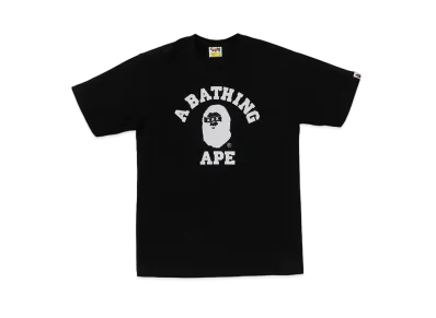 A BATHING APE x GOD SELECTION XXX College Tee "Black"