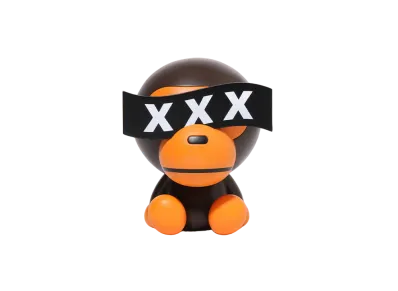 A BATHING APE x GOD SELECTION XXX Baby Milo Figure "Brown"