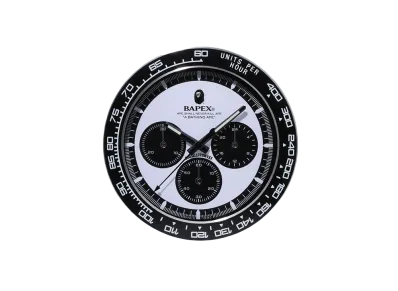 A BATHING APE x GOD SELECTION XXX Bapex Wall Clock "Black"