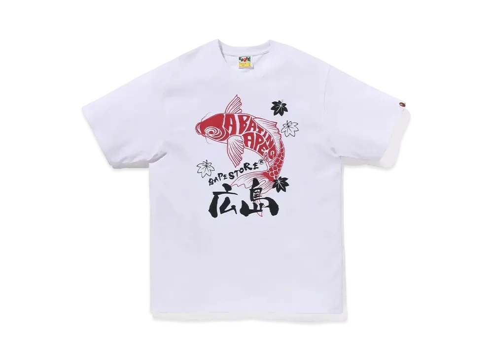A BATHING APE Hiroshima Tee Hiroshima Store Limited "White"