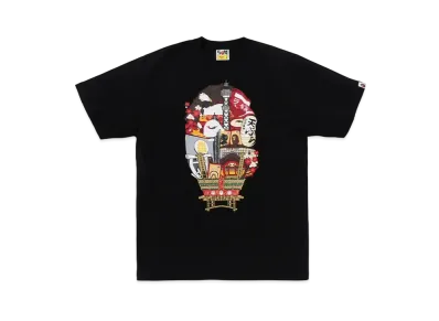 A BATHING APE Fukuoka Tee Fukuoka Store Limited "Black"