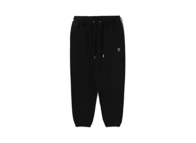 A BATHING APE APE Head One Point Sweat Pants "Black"