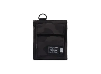 A BATHING APE x PORTER Color Camo Wallet "Black"