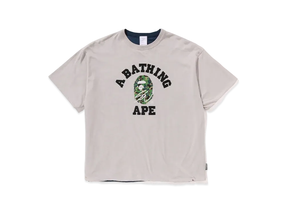 A BATHING APE x Sean Wotherspoon Reversible Tee "Off White/Navy"
