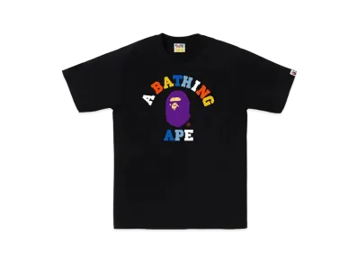 A BATHING APE Colors College Tee "Black"