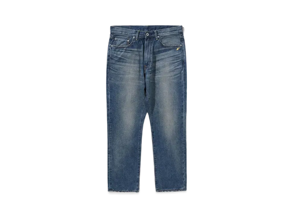 A BATHING APE Damage Denim Pants "Indigo"