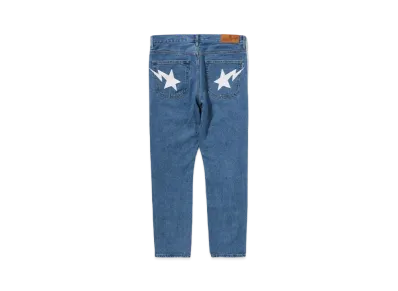 A BATHING APE STA Denim Pants "Light Indigo"