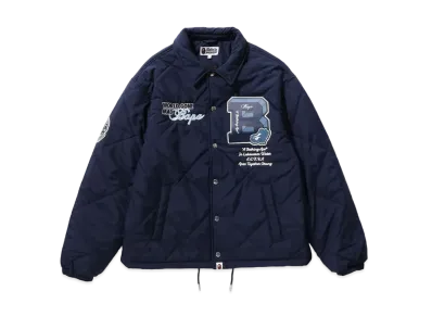 A BATHING APE Bape Patch Coach Jacket "Navy"