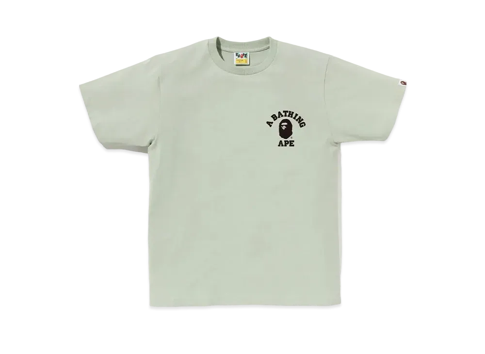 A BATHING APE Bapec Online ExclusiveBicolor College Ats Tee "Green"