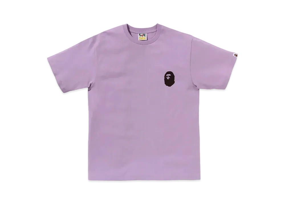 A BATHING APE Bapec Online ExclusiveBicolor Multi Logo Tee "Purple"