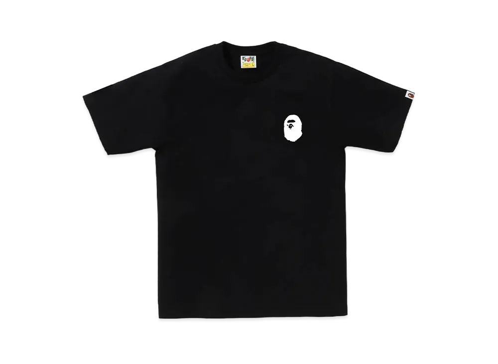 A BATHING APE Bapec Online ExclusiveBicolor Multi Logo Tee "Black"