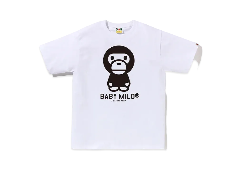 A BATHING APE Bapec Online ExclusiveBicolor Baby Milo Tee "White"