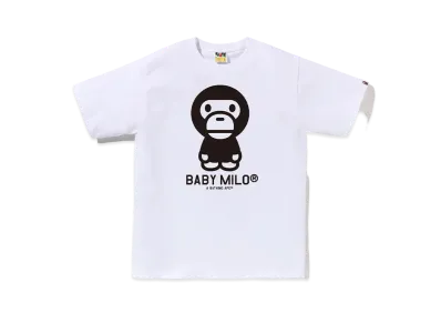 A BATHING APE Bapec Online ExclusiveBicolor Baby Milo Tee "White"