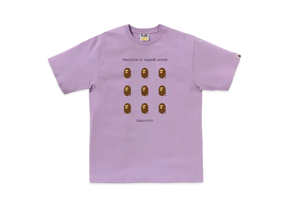 A BATHING APE Bapec Online ExclusiveBape.Com Tee "Purple"