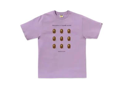 A BATHING APE Bapec Online ExclusiveBape.Com Tee "Purple"