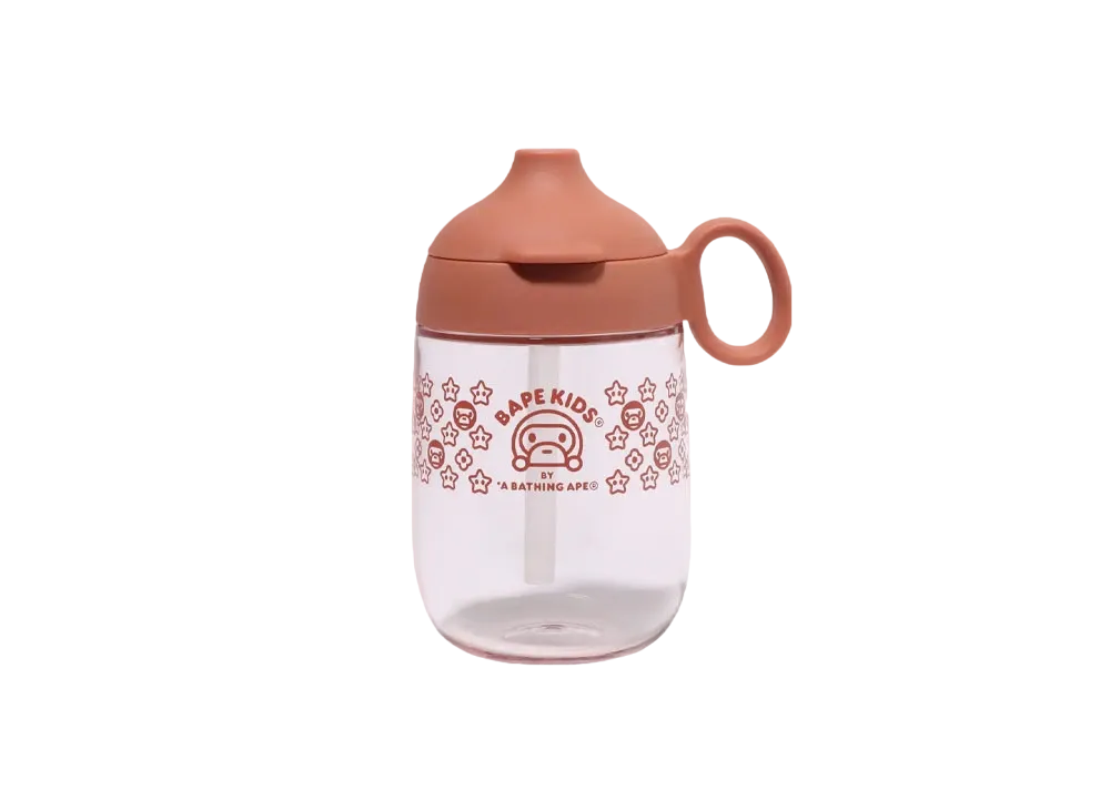 A BATHING APE BAPE KIDS x KINTO Baby Milo Straw Mug "Orange"