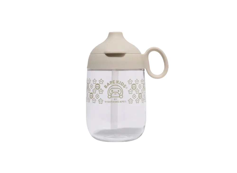 A BATHING APE BAPE KIDS x KINTO Baby Milo Straw Mug "Ivory"