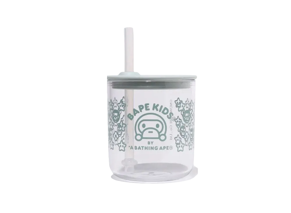 A BATHING APE BAPE KIDS x KINTO Baby Milo Straw Cup "Sax"