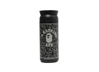 A BATHING APE BAPE KIDS x KINTO Abc Neon Camo Tumbler "Black"