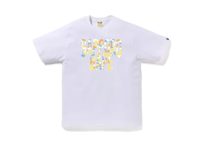 A BATHING APE Bape Store Sapporo NYC Logo Tee "White"