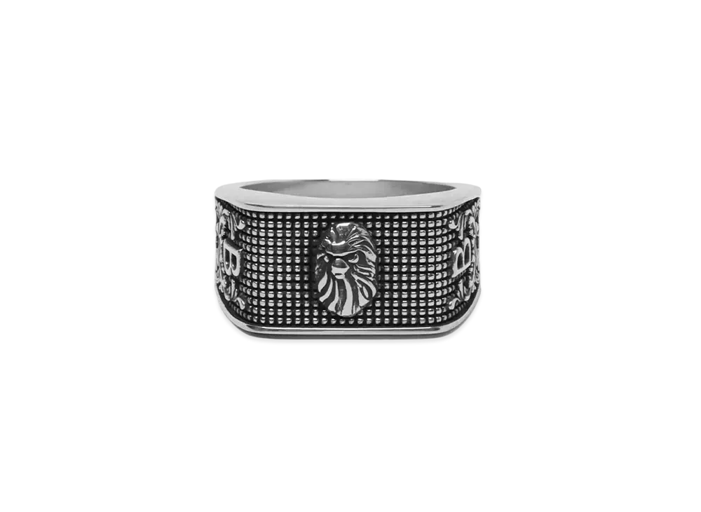 A BATHING APE Bape Black Ring #2 "Silver"