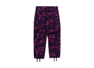 A BATHING APE Color Camo 6 Pocket Pants "Purple"
