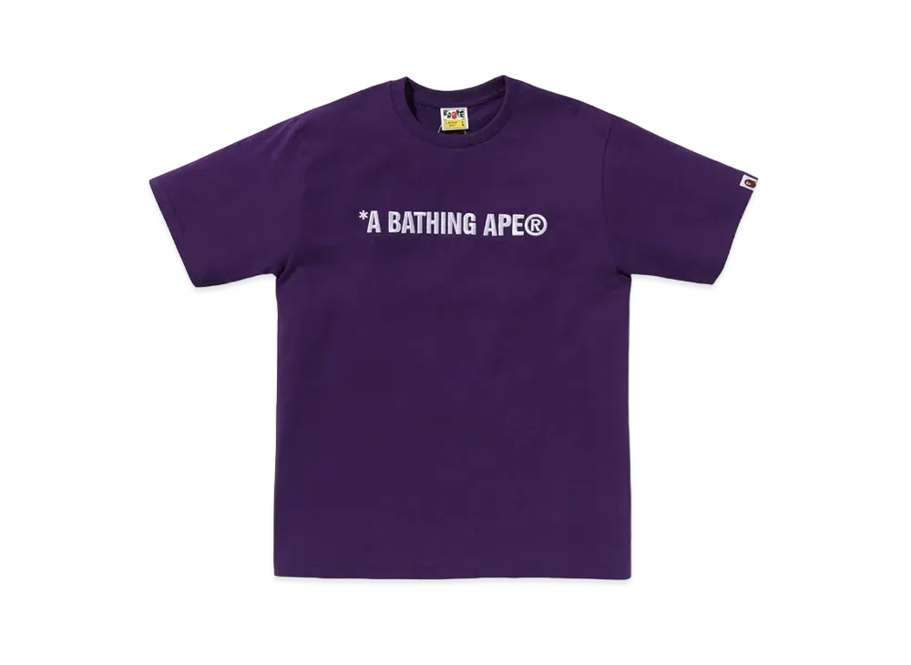 A BATHING APE Logo Tee 