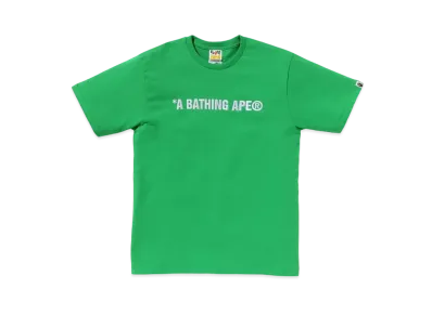 A BATHING APE Logo Tee "Green"