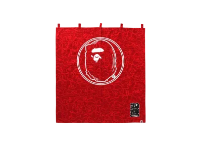 A BATHING APE Bape 30th Anniv. Camo Noren "Red"