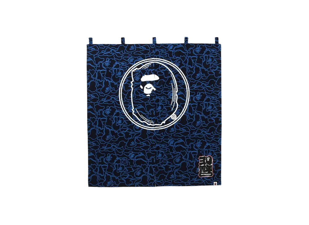 A BATHING APE Bape 30th Anniv. Camo Noren "Navy"